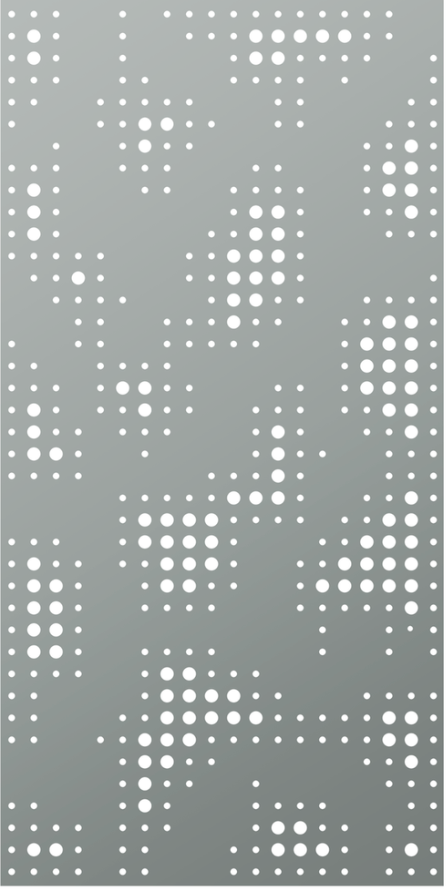 Gridlock – 3mm Perforated Aluminium Decorative Privacy Screen